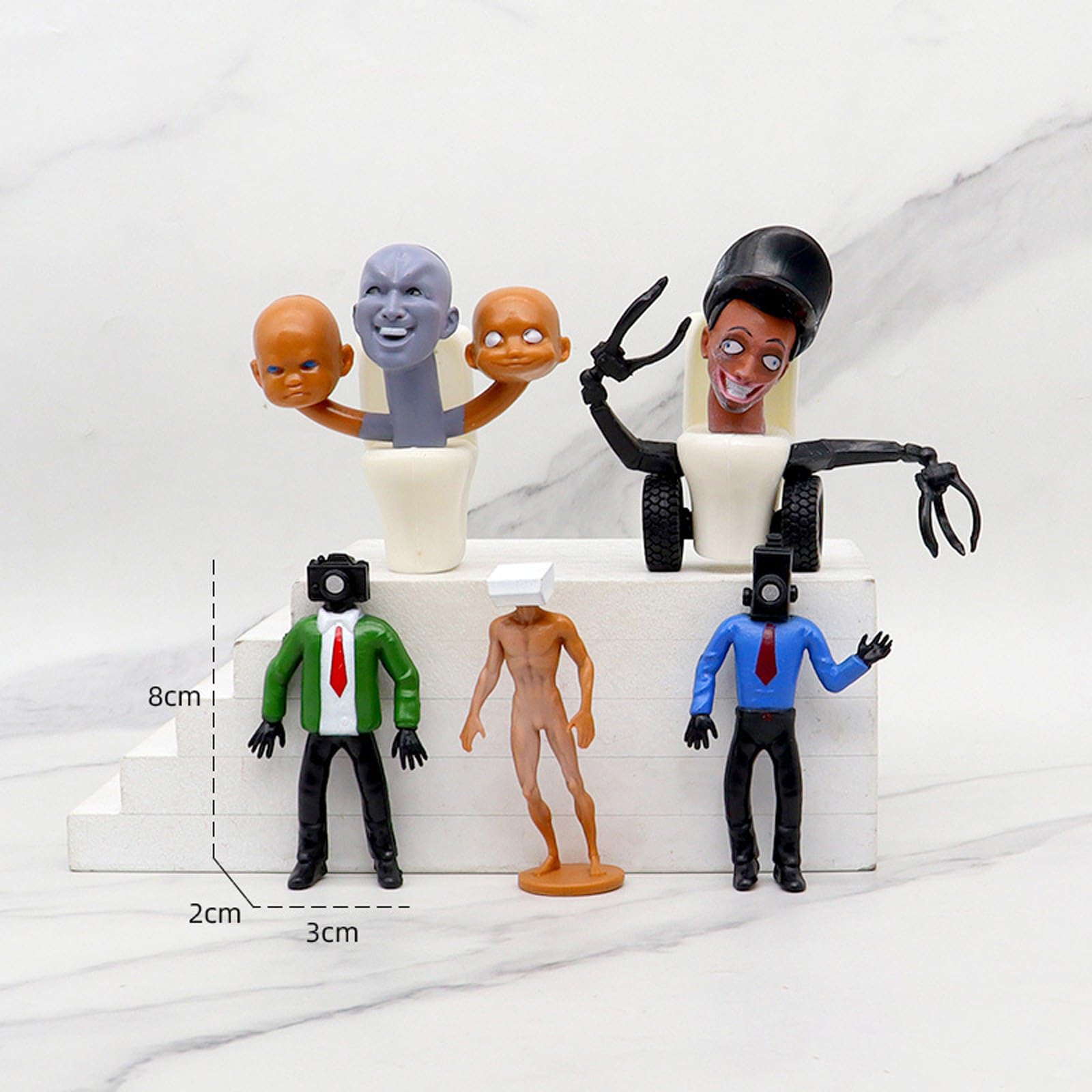 Amazon | スキビディ トイレ フィギュア ホラーゲーム トイレマン